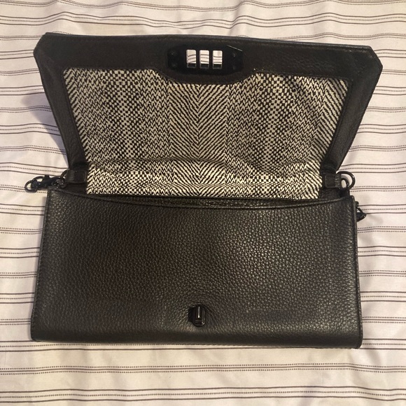 Rebecca Minkoff Black Quilted Love Clutch - Picture 3 of 4